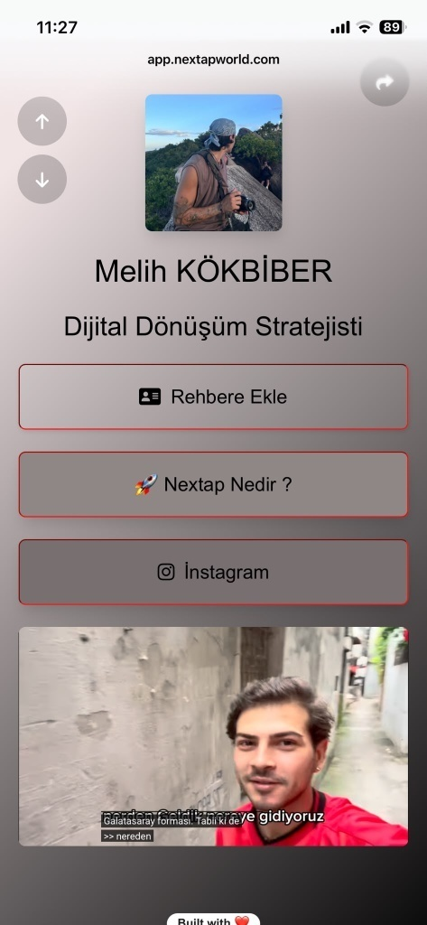 NexTap dijital profil