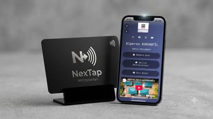 NexTap Pro | Kurumsal Logolu Özel NFC Kartvizit