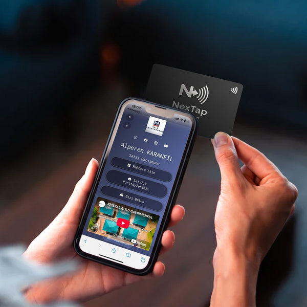 NexTap Pro | Kurumsal Logolu Özel NFC Kartvizit